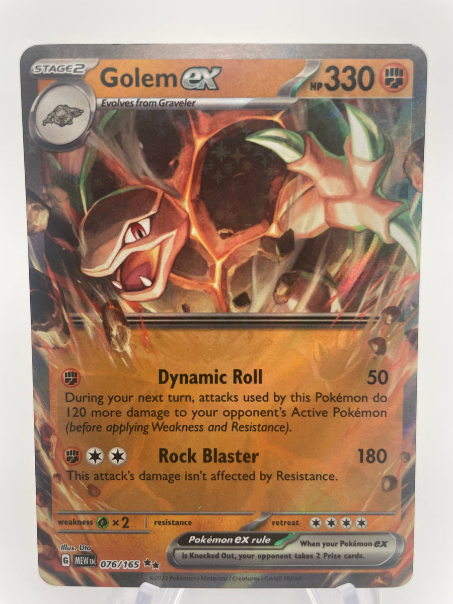 Golem ex MEWen 076/165 PokeChalet Golem ex MEWen 076/165 PokeChalet