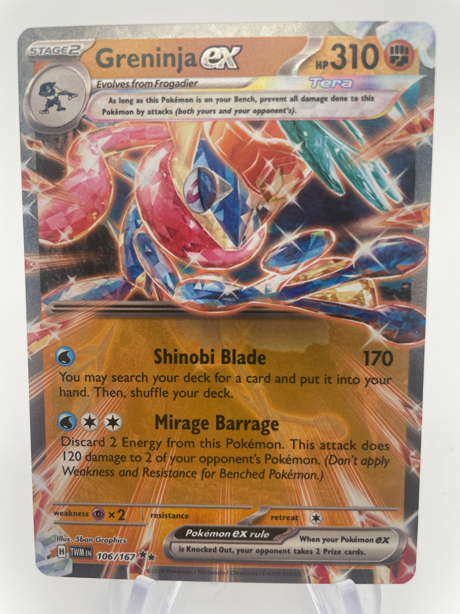 ポケモンカード Greninja EX Tera Alt Art 214/167 PROXY Pokemon TCG SV06 Twilight