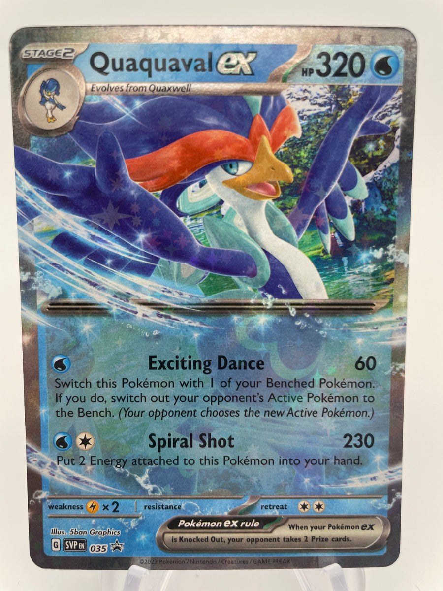 Quaquaval ex SVPen 035 Black Star Promo – PokeChalet