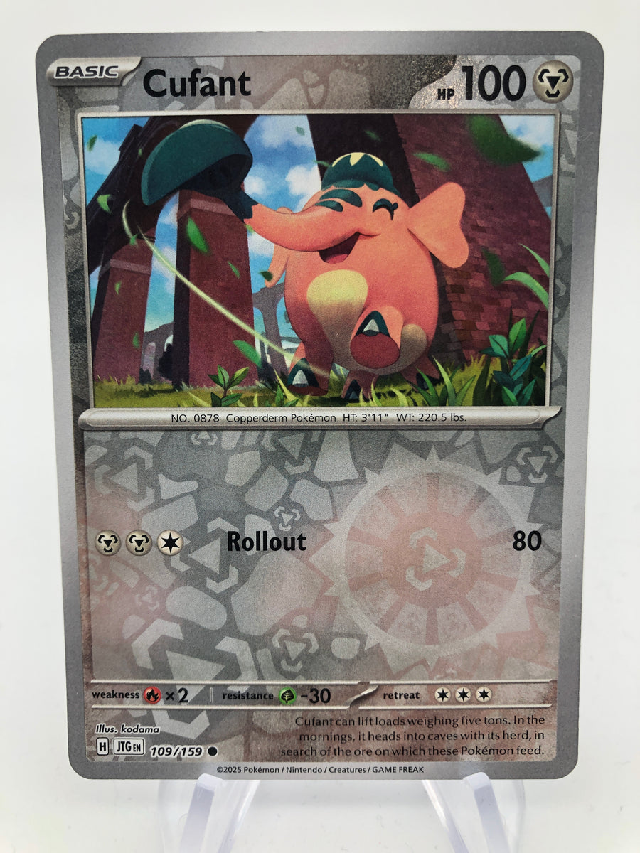 cufant pokemon card value 109/159 JTGen Reverse Holo – PokeChalet Boomerang Lariat Color:Blaze 30 Retreat Cost Pokemon Promo Cards Moltres