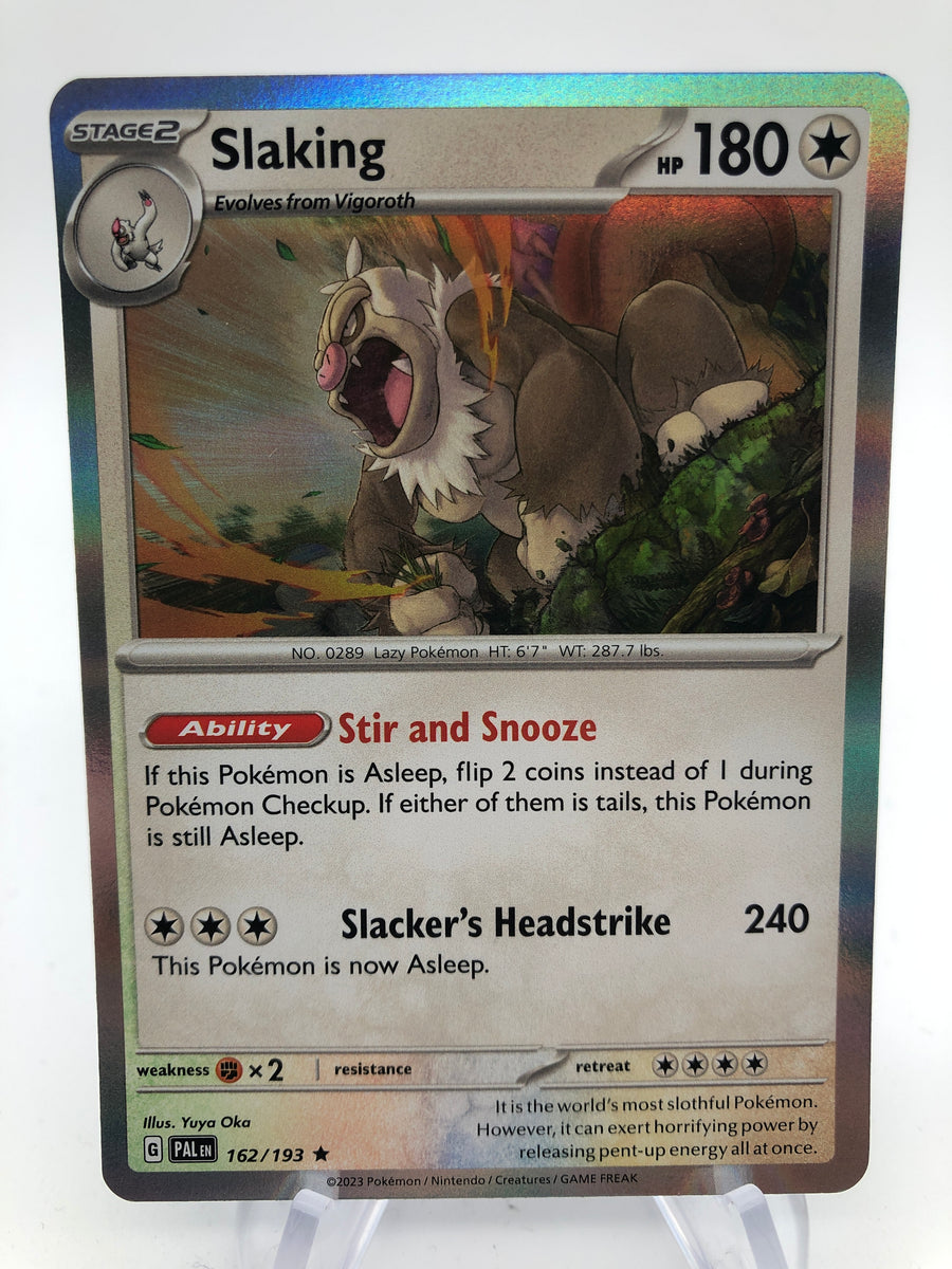 slaking pokemon card value PALen 162/193 Holo – PokeChalet Card Number / Rarity 1999 Pokemon Base 1st Phone Model:iPhone 13 Pro Max Value Packed Cards