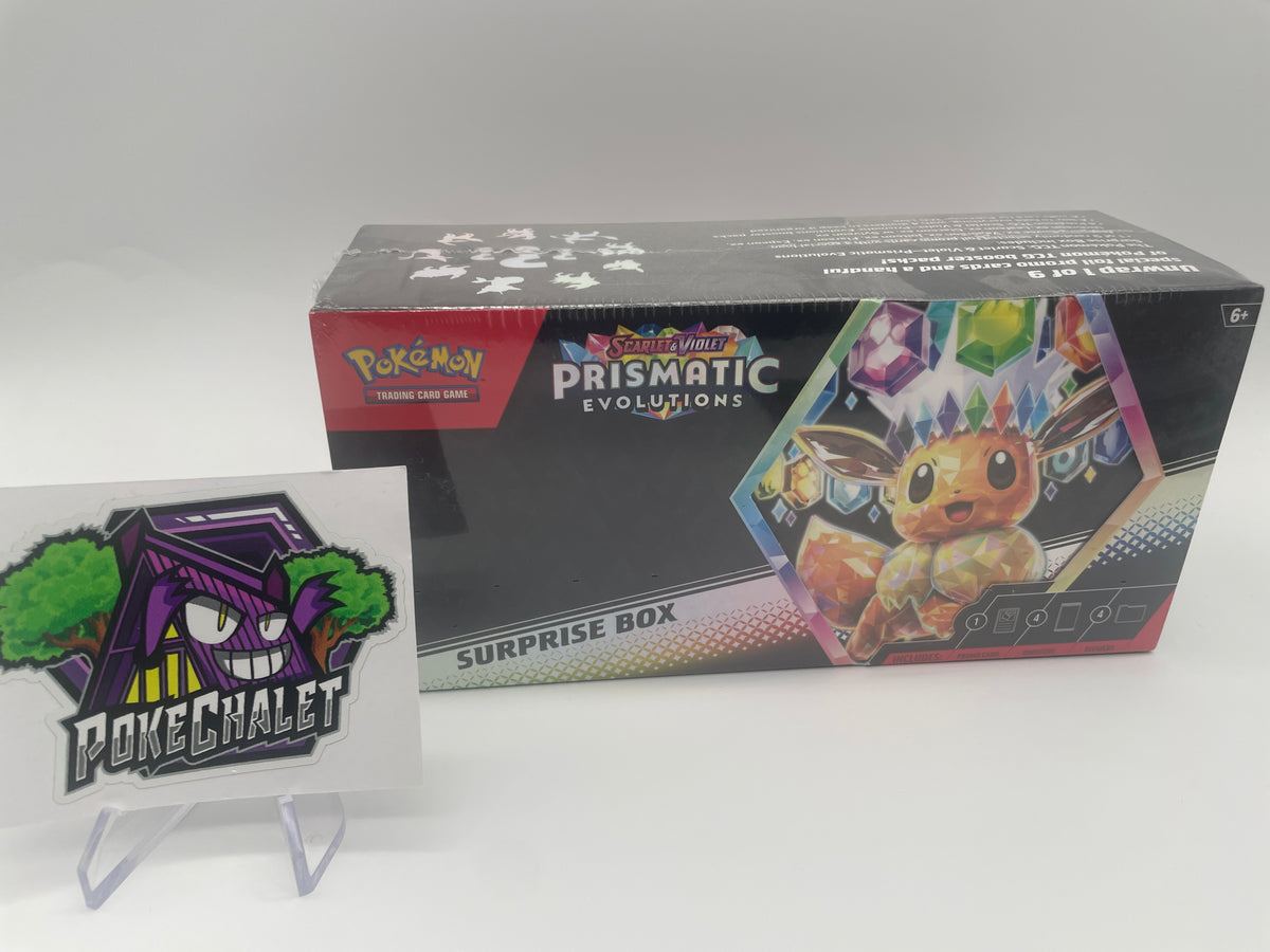 Prismatic Evolutions Surprise Box (4 Pack and Surprise Promo