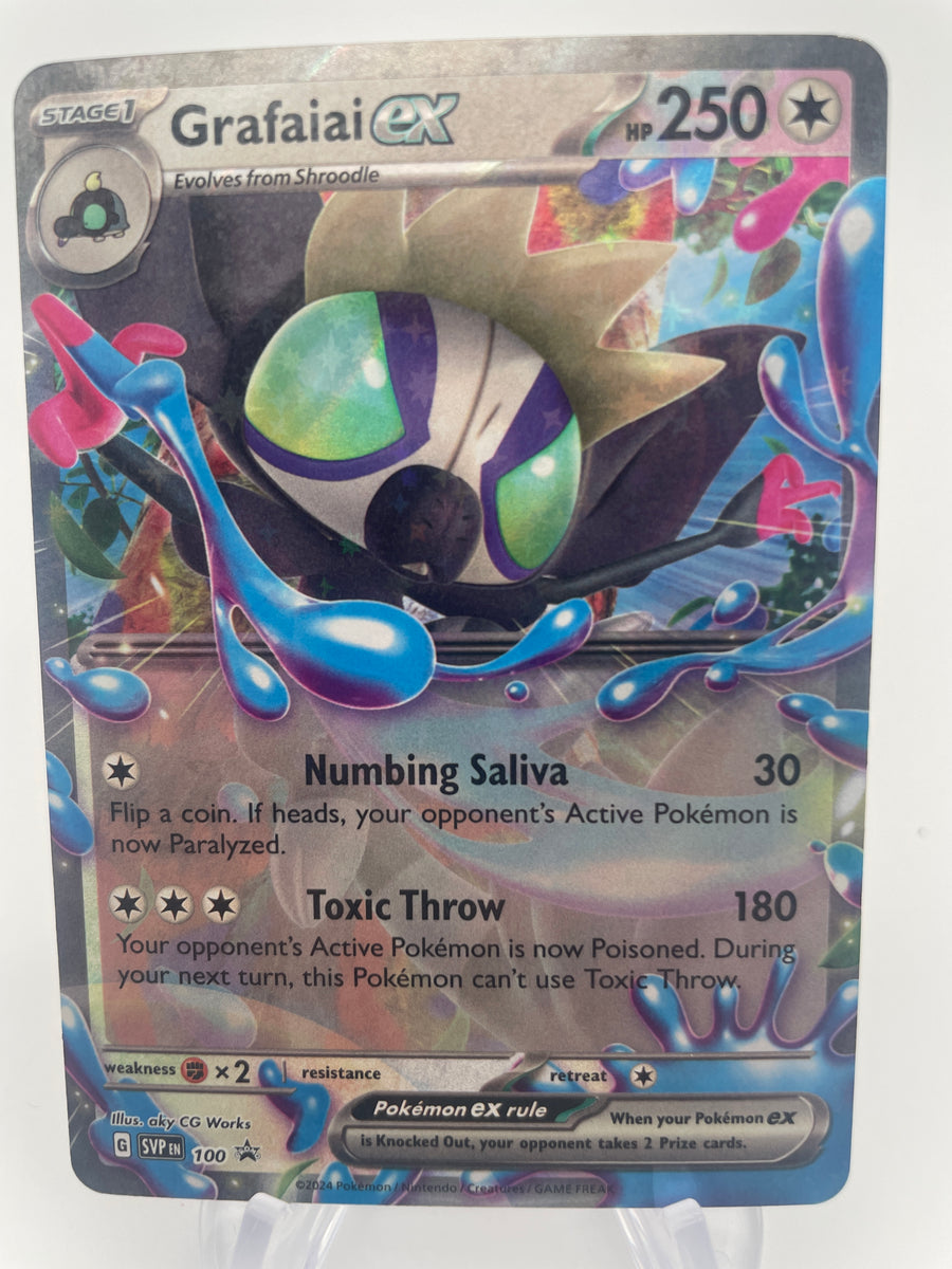 Grafaiai ex SVPen 100 Black Star Promo PokeChalet Grafaiai ex SVPen 100 Black Star Promo PokeChalet