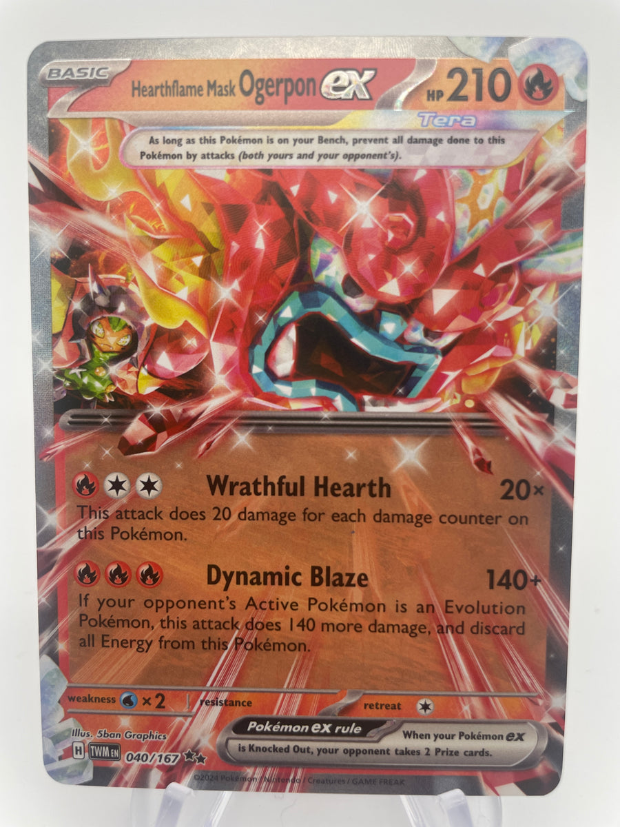 Hearthflame Mask Ogerpon ex TWMen 040/167 – PokeChalet