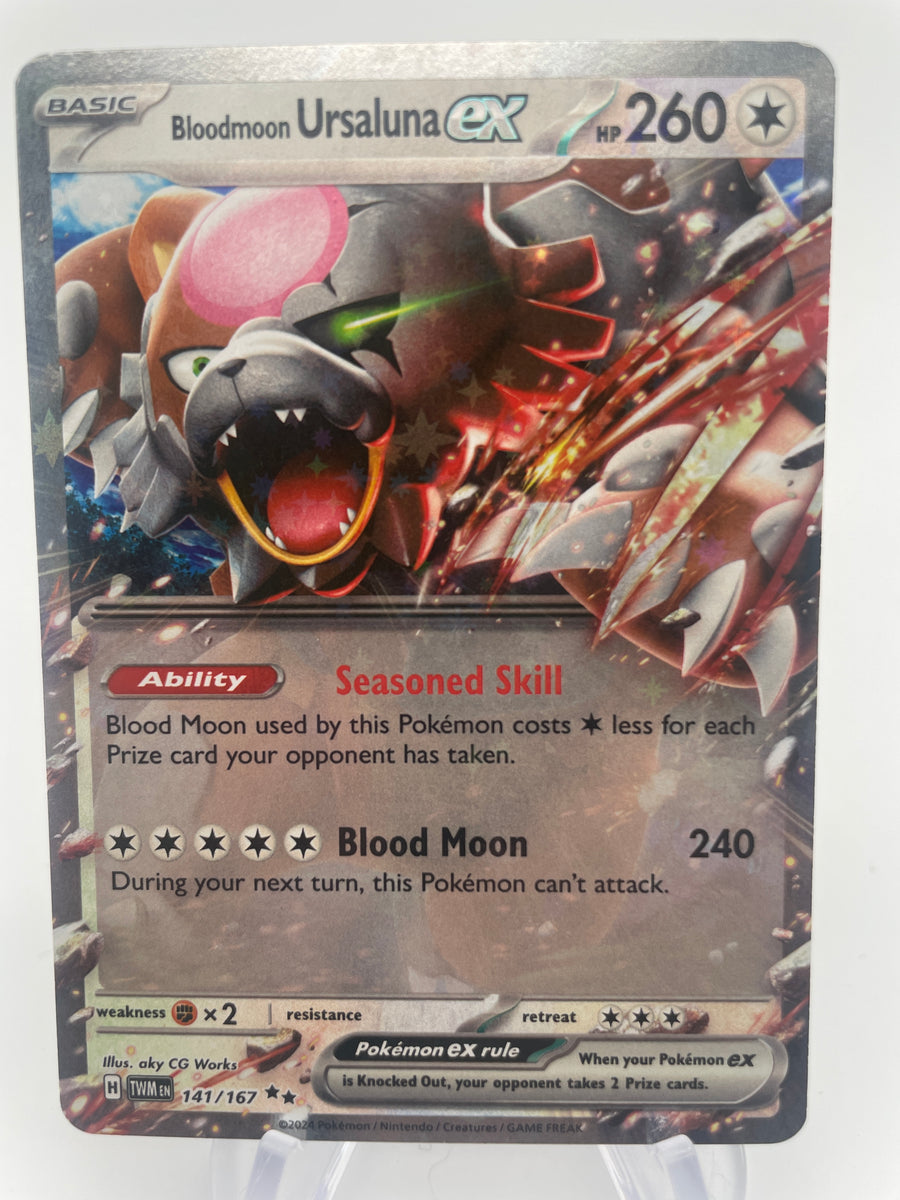 Bloodmoon Ursaluna ex TWMen 141/167 – PokeChalet