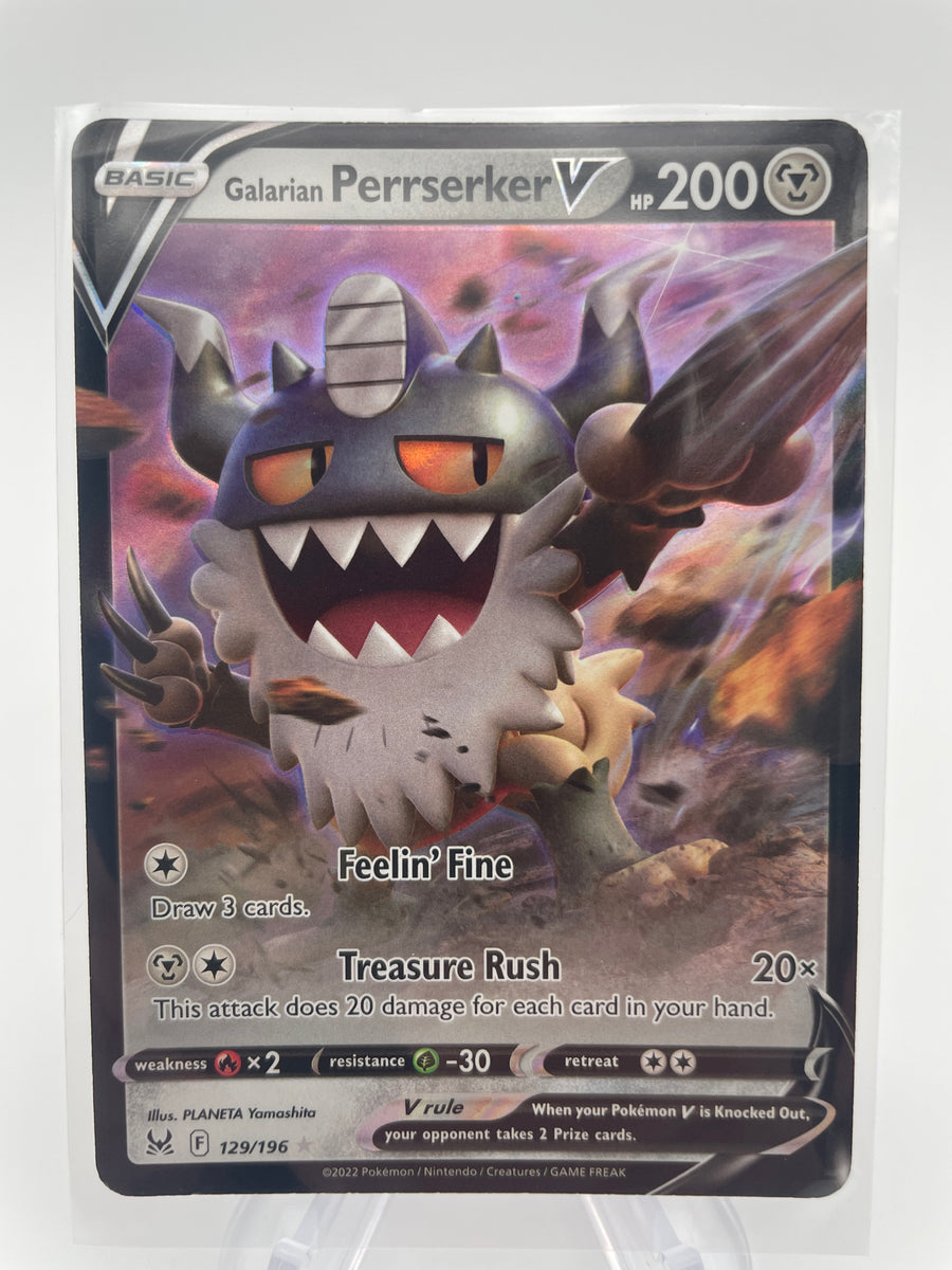 Galarian Perrserker V 129/196 – PokeChalet