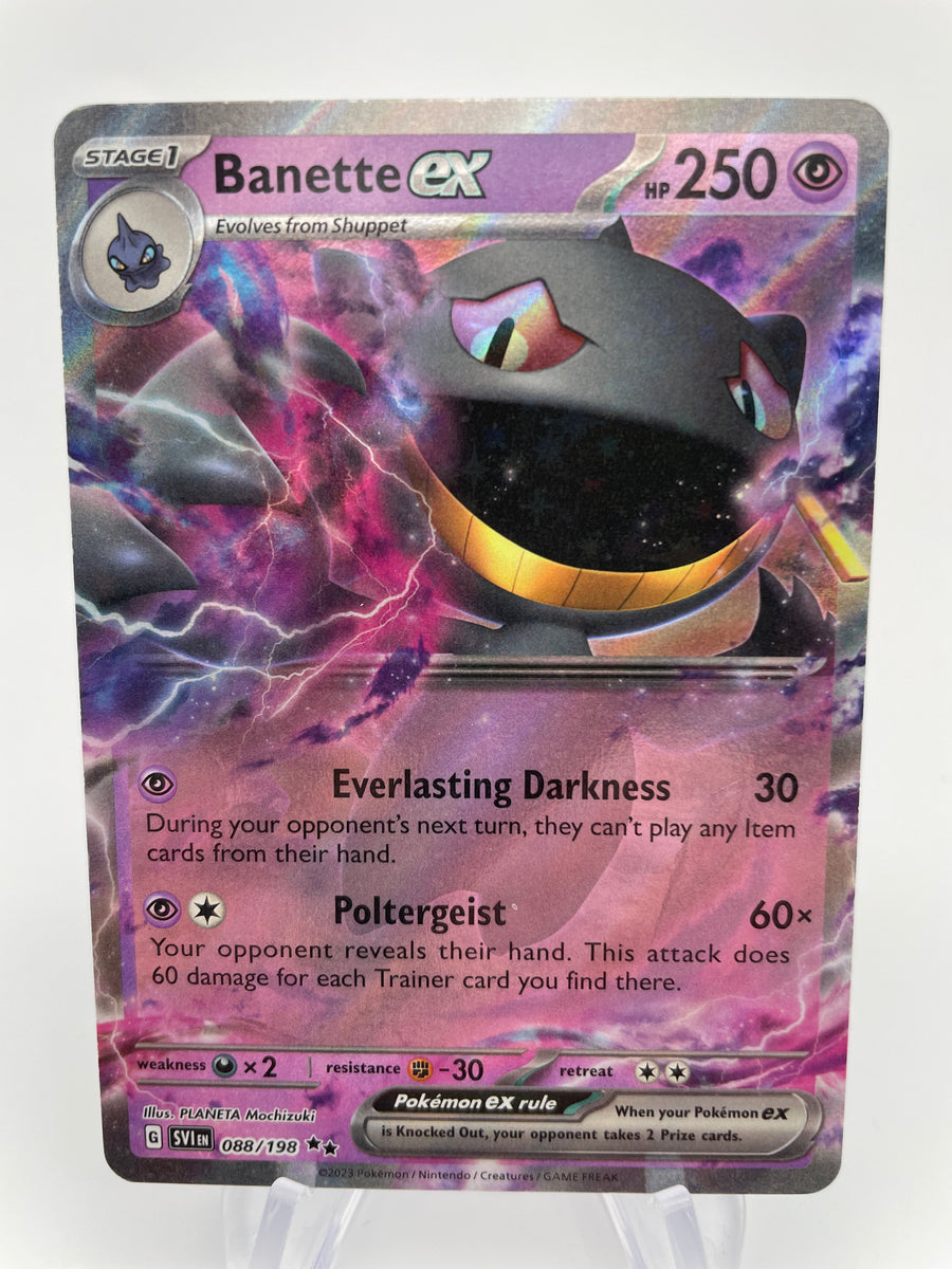 Banette ex SV1en 088/198 PokeChalet Banette ex SV1en 088/198 PokeChalet