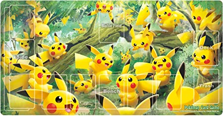 Pokemon Card Game Rubber Play Mat Pikachu Forest