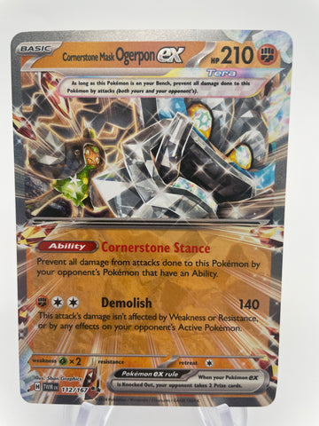 Hearthflame Mask Ogerpon ex TWMen 040/167 Twilight Masquerade Stamp – PokeChalet