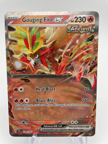 Gouging Fire ex 038 Pokemon Card