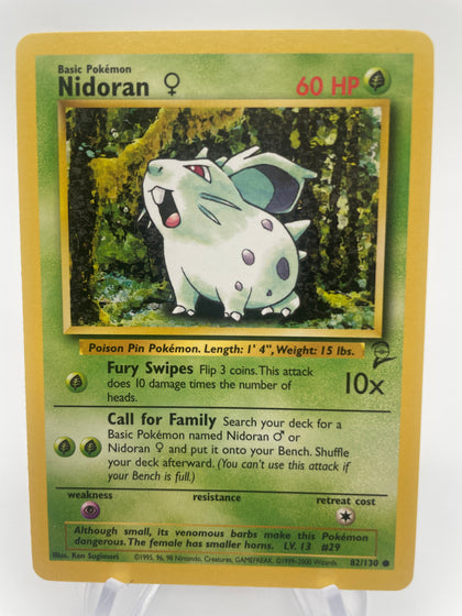Nidoran Female - Base Set 2  82/130 MP