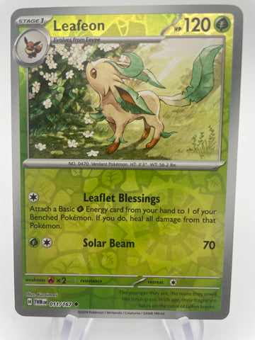 Leafeon TWMen 011/167 RH Reverse Holo