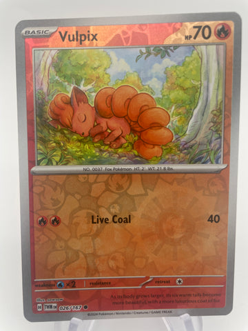 Vulpix TWMen 026/167 RH Reverse Holo