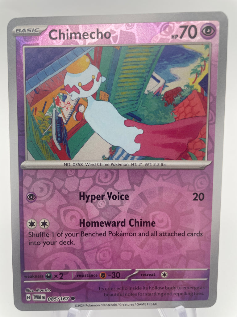 085 064 pokemon card Chimecho TWMen 085/167 RH Reverse Holo – PokeChalet