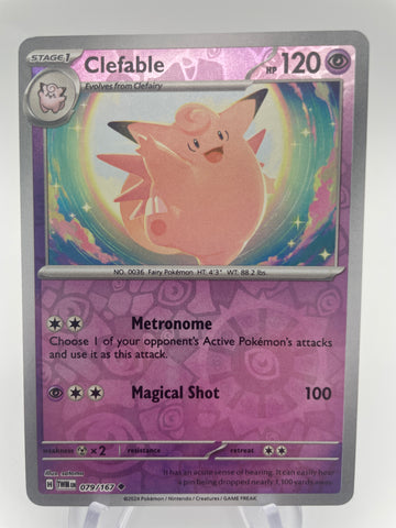 Clefable TWMen 079/167 RH Reverse Holo