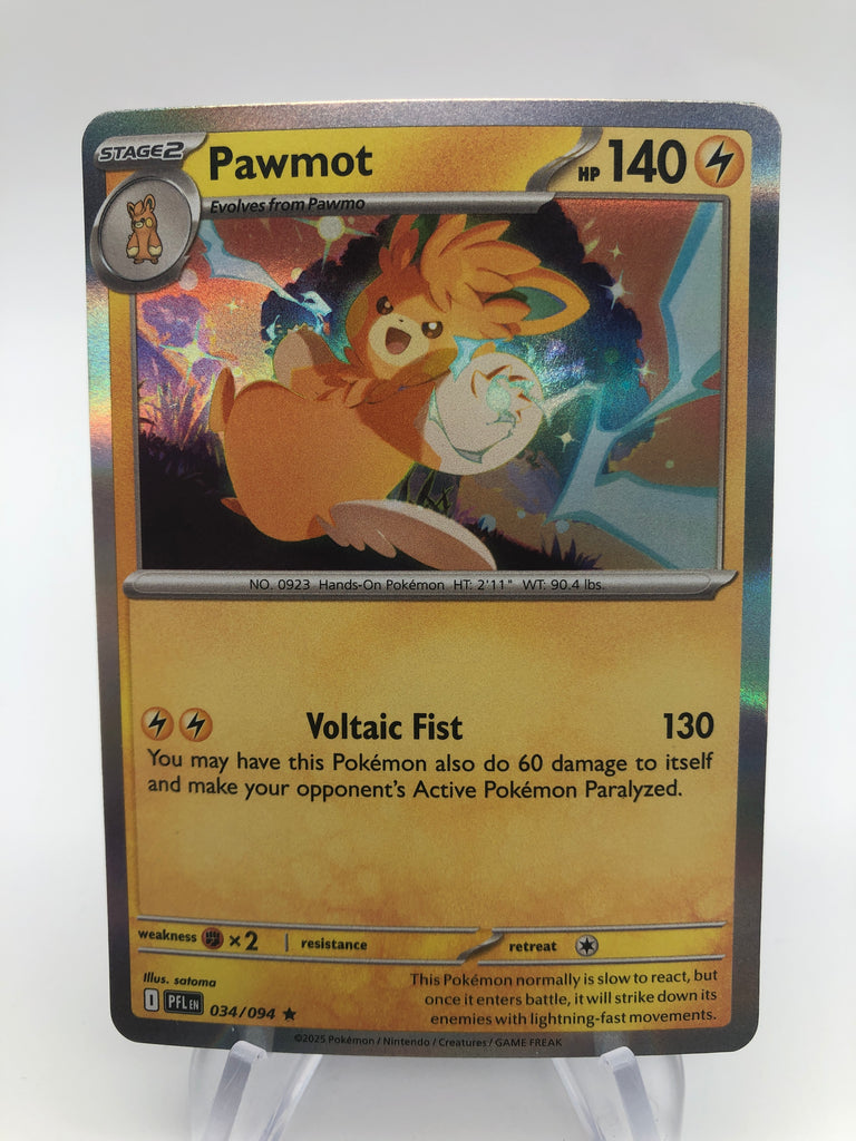Pawmot PFLen 034/094 Holo – PokeChalet