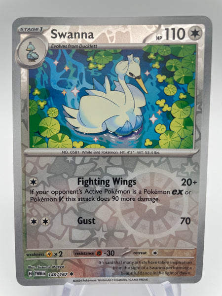 Swanna TWMen 140/167 Reverse Holo RH – PokeChalet