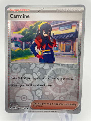 Carmine TWMen 145/167 Reverse Holo RH