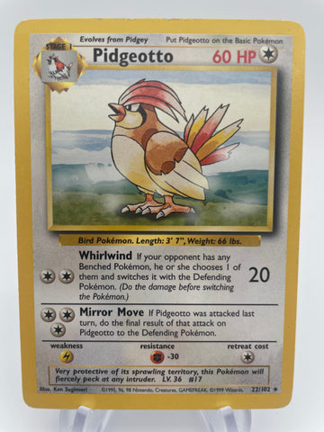 Pidgeotto 22/102 HP