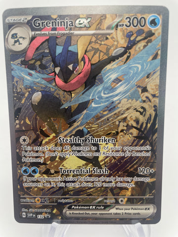 Greninja ex SVPen 132 Black Star Promo