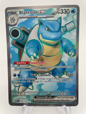 Blastoise ex MEWen 184/165