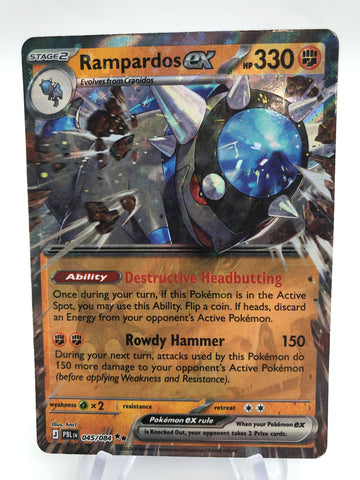 Rampardos ex PBLen 045/084 Double Rare Pokemon – PokeChalet