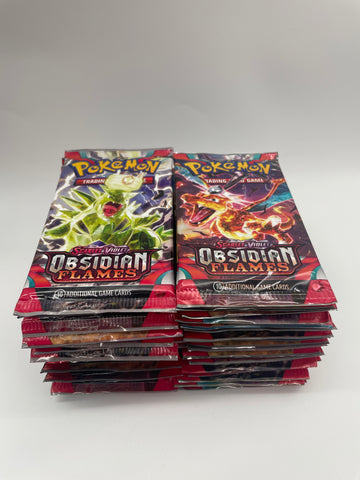 36 Pack Lot of Obsidian Flames - Just the Packs - PokeChalet 36 Pack Lot of Obsidian Flames - Just the Packs - PokeChalet