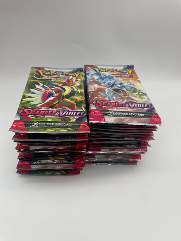 36 Pack Lot of Scarlet and Violet Base - Just the Packs - PokeChalet 36 Pack Lot of Scarlet and Violet Base - Just the Packs - PokeChalet