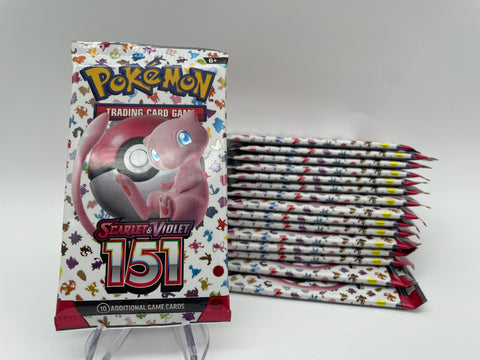 16 Packs of English Pokemon 151 - Just the Packs - PokeChalet