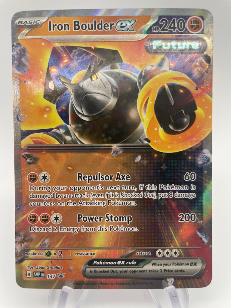 Iron Boulder ex SVPen 147 Black Star Promo PokeChalet Iron Boulder ex SVPen 147 Black Star Promo PokeChalet