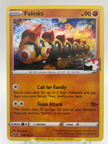 Falinks 109/192 Holo Pokemon Play Stamped