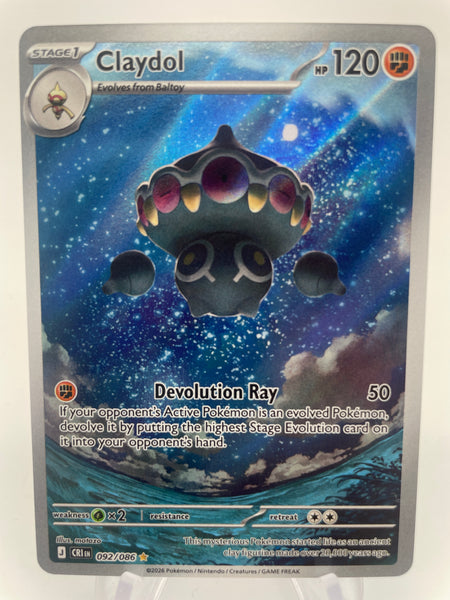 pokemon claydol card CRIen 092/086 Illustration Rare IR – PokeChalet Psychic Rarity Erika's Hospitality Japanese Full Trading card packaging:Booster Box year-2023