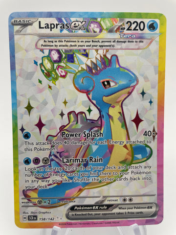 Lapras ex SFAen 158/142 Full Art Double Rare