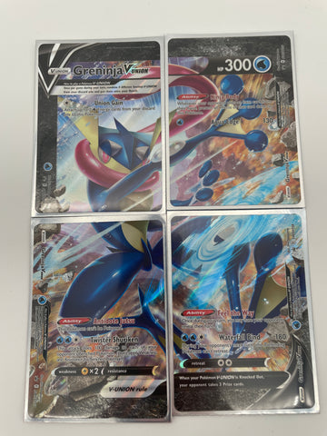 Greninja V-Union SWSH155, SWSH156,SWSH157, SWSH158