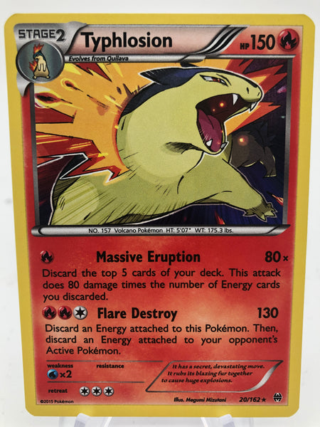 Typhlosion 20/162 LP – PokeChalet