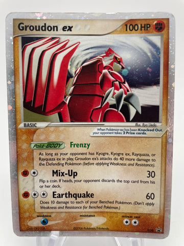 Groudon ex 038 Black STar Promo DMG