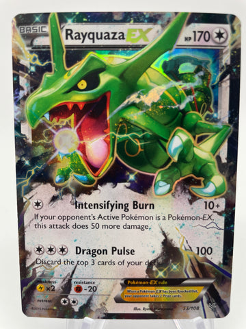 Rayquaza EX 75/108 Roaring Skies HP