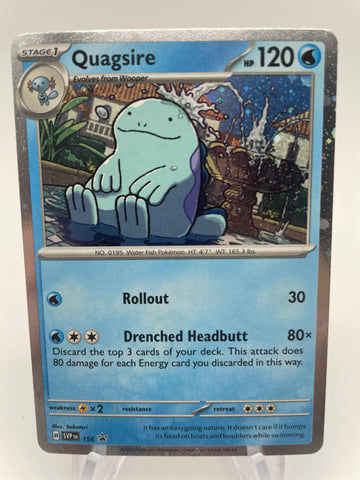 Quagsire SVPen 156 Black Star Promo