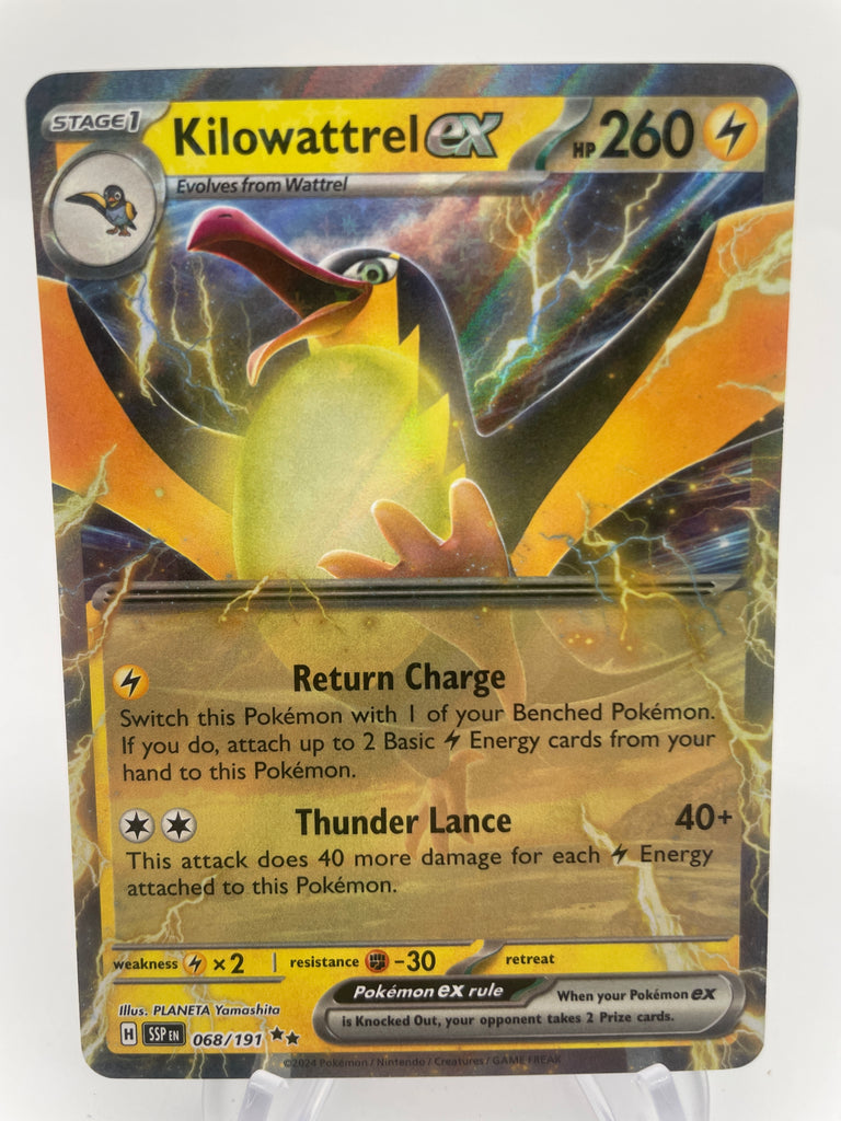 kilowattrel pokemon card price Kilowattrel ex SSPen 068/191 Double Rare – PokeChalet