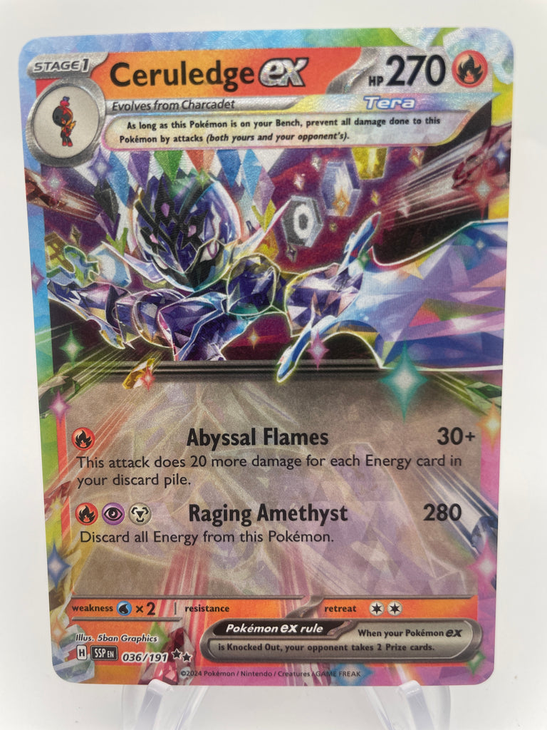 ceruledge card sleeves Ceruledge ex SSPen 036/191 Double Rare – PokeChalet