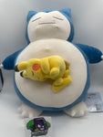 Pokemon Sleep Stuffed Snorlax and Pikachu from Pokemon Center Japan