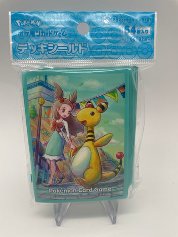 Pokemon Center Sleeve Deck Shield Mandarin Orange (Ampheros and Jasmine)