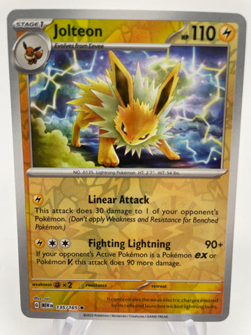 Jolteon MEWen 135/165 RH Reverse Holo