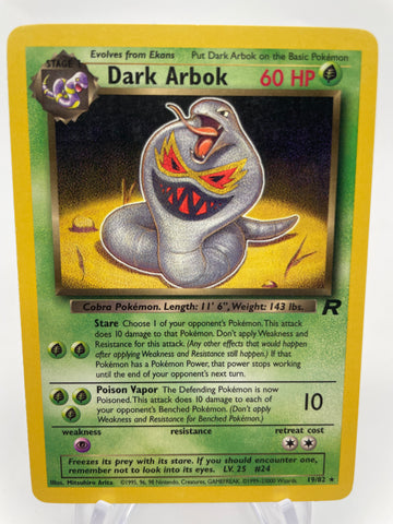 Dark Arbok - Team Rocket 19/82 HP