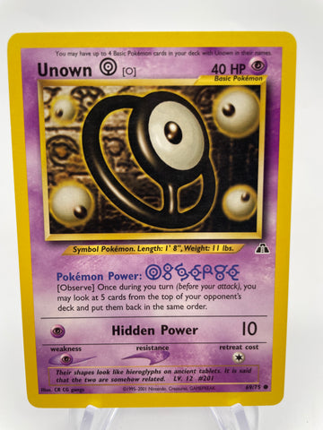 Unown O 69/75