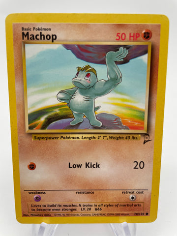 Machop - Base Set 2  78/130 MP