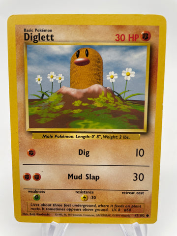 Diglett - Base Set 47/102 HP