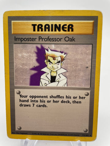 Imposter Professor Oak - Base Set 73/102 DMG