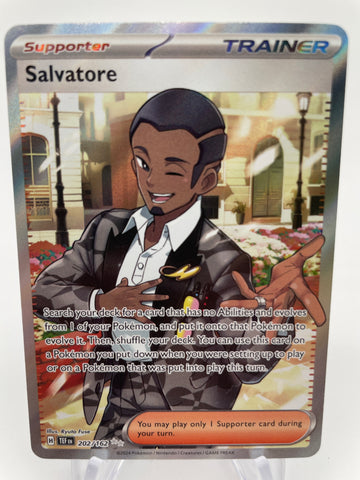 Salvatore TEFen 202/162  Full Art Double Rare Trainer