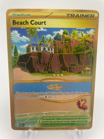 Beach Court Gold PARen 263/182 Ultra Rare